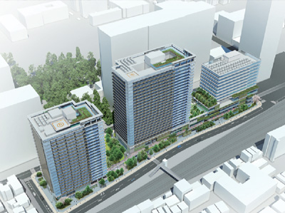 囲町東地区 第一種市街地再開発事業イメージパー